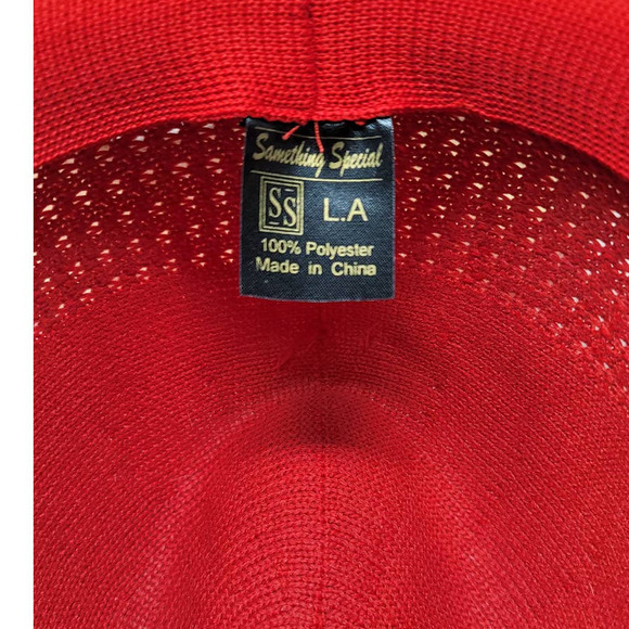 Something Special Red Hat Ladies Hat Red/Purple - Picture 5 of 5